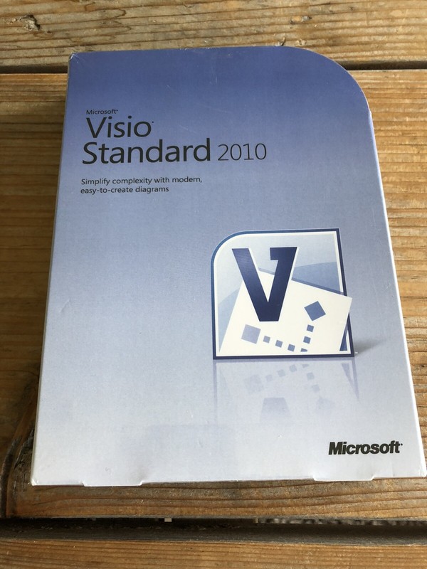 Microsoft Visio Standard 2010, English, BOX Full Version with VAT Invoice