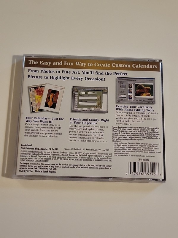 Calendar Creator 8 CD gallery