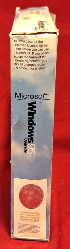 Windows 95 Upgrade 13 Disc Floppy 3.5 Big Box PC Microsoft Vintage OS gallery