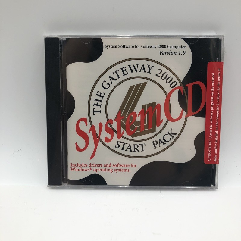 Gateway Starter Version 1.5 System CD 2000 PC Software Drivers Windows Operating gallery