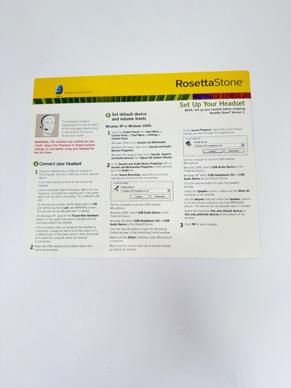 Rosetta Stone Spanish Levels 1 & 2 Version 3 Espanol CD-rom gallery