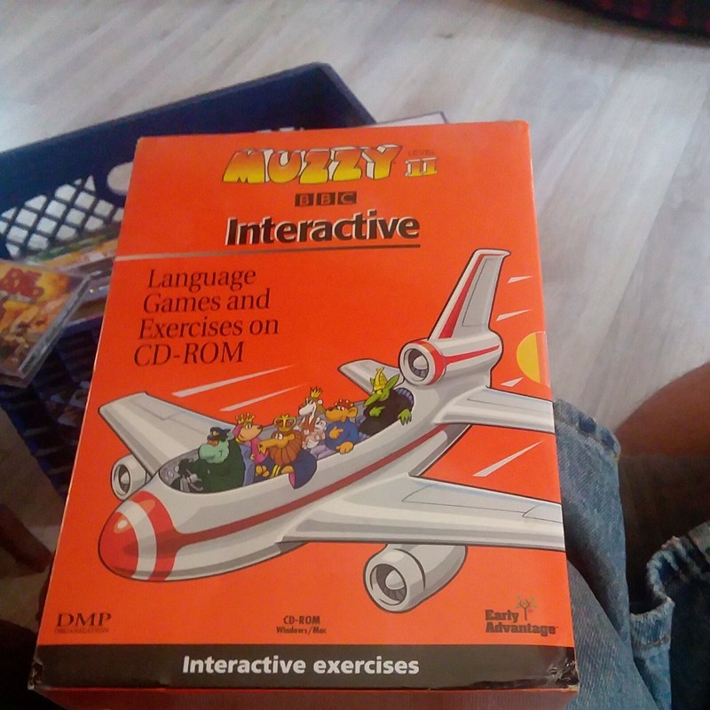 MUZZY II INTERACTIVE 6 DISC LANGUAGE GAMES AND EXERCISES ON CD-ROM BRAND NEW