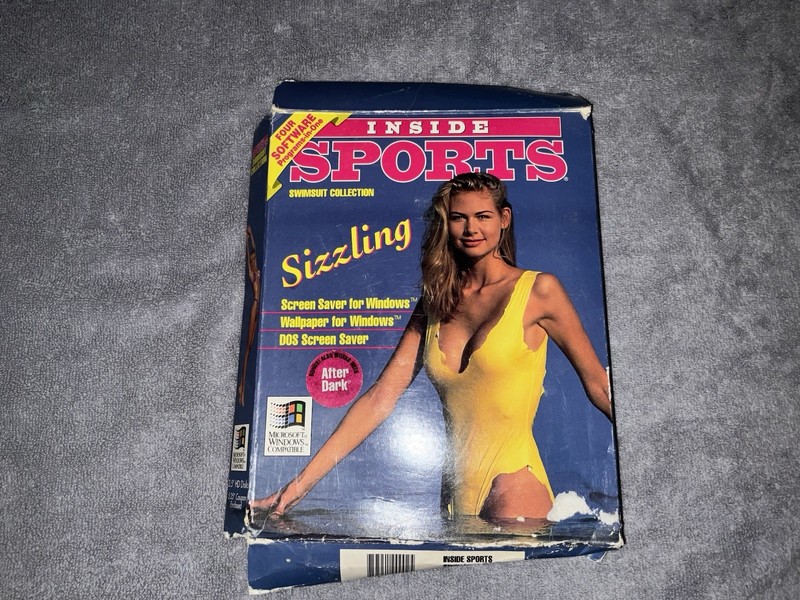 Desktop Software Inc. Inside Sports Swimsuit Screen Saver Windows DOS Floppy 3.…