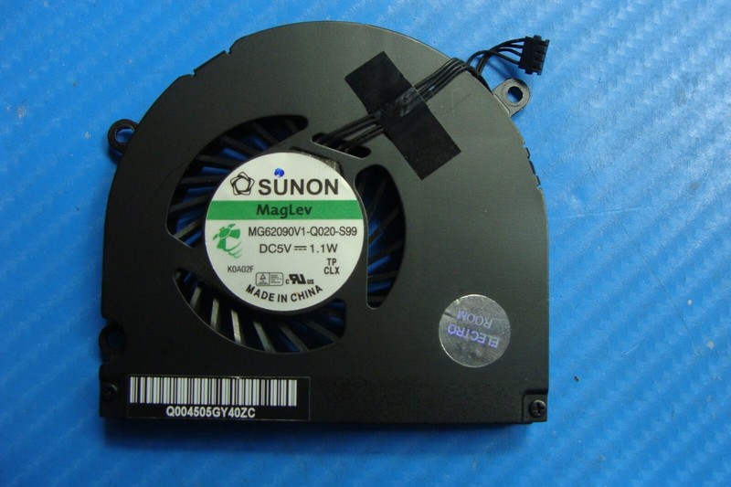 Apple MacBook Pro A1286 15" Early 2010 MC373LL/A CPU Cooling Right Fan 922-8702 gallery
