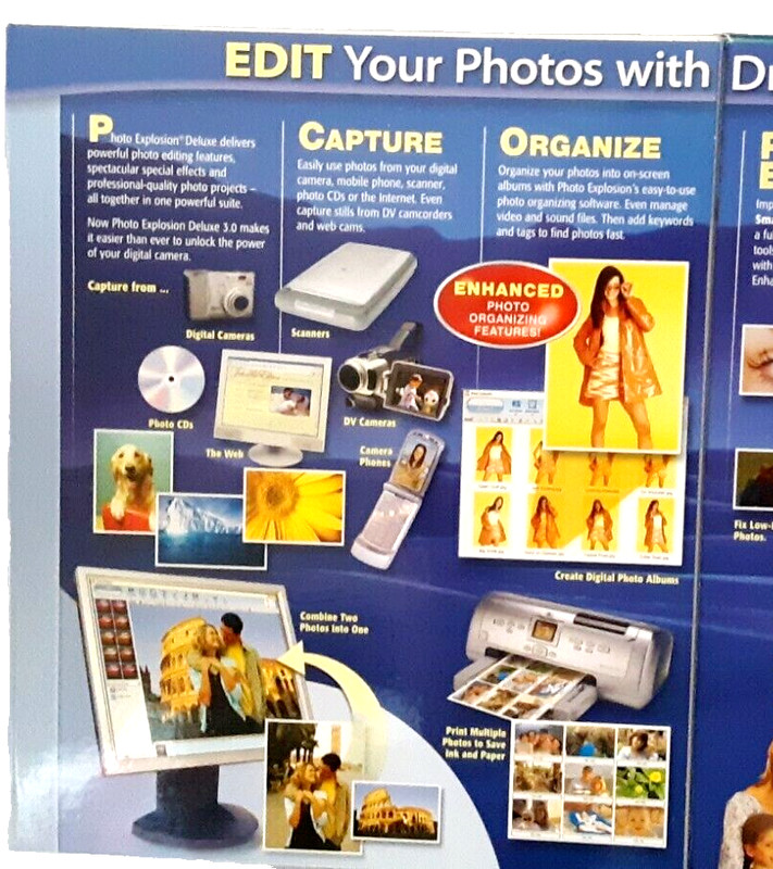 Nova Photo Explosion Deluxe Vers 3 Complete Digital Photo Studio 4 Disk & Manual gallery