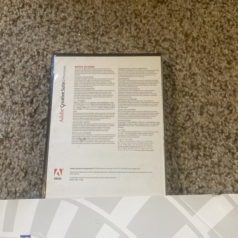 Adobe Creative Suite 2 Premium Education for Mac 6 discs gallery