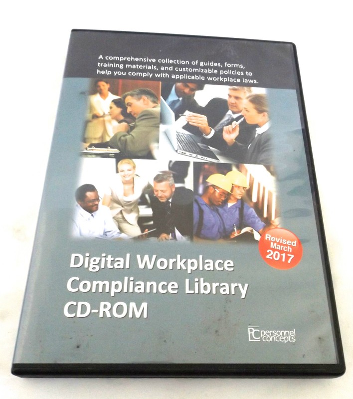 PERSONNEL CONCEPTS Digital Workplace Compliance Library CD-Rom, 2017