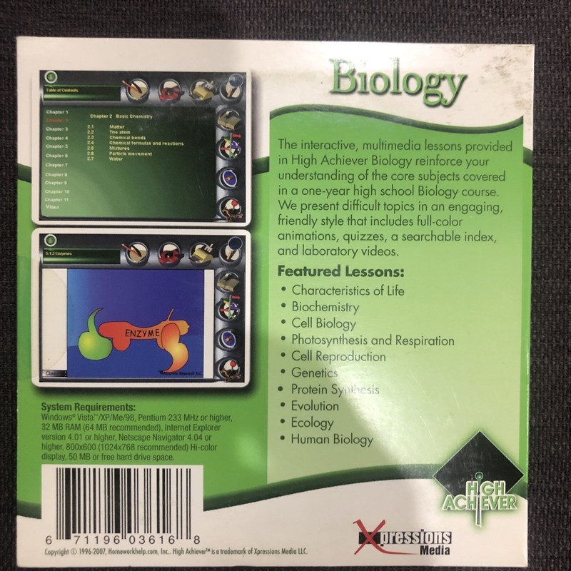 Pc Treasures High Achiever Biology gallery