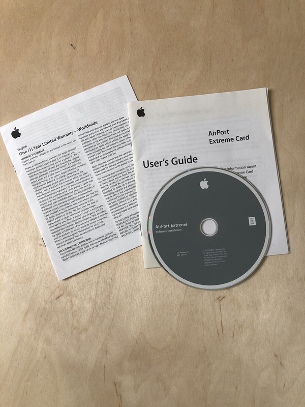 2003 AirPort Extreme Mac Macintosh Install Software Disc CD v3.1