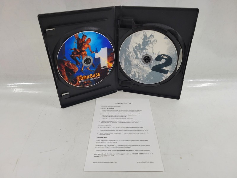 ComicBase 2017 DVD(4 Disc Set) ARCHIVE EDITION Software gallery