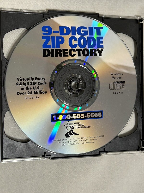 9-Digit Zip Code Directory Windows PC CD by American Business Information USA gallery