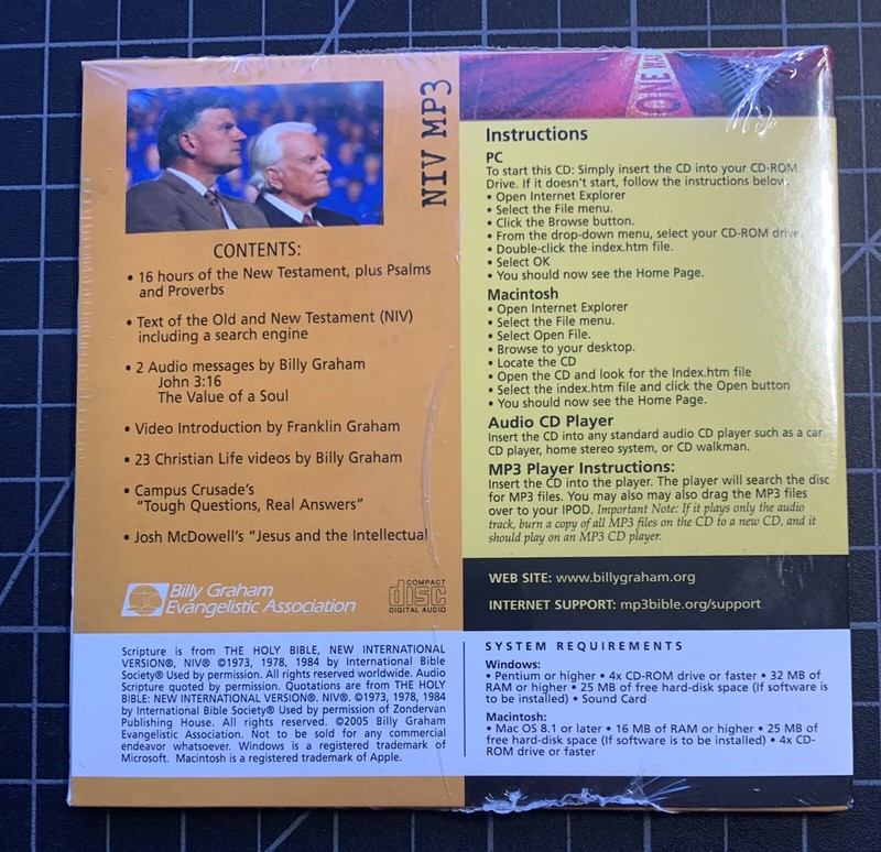 Continuing In Christ C2:6-7 Billy Graham Evangelistic Association CD Software gallery