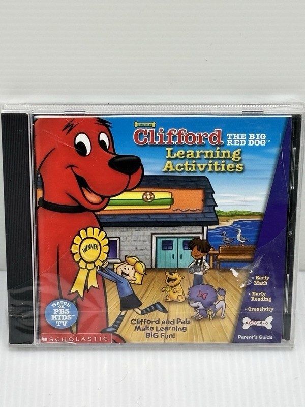 Clifford The Big Red Dog Learning Activities Windows 95 98 2000 XP Mac PC CD-ROM