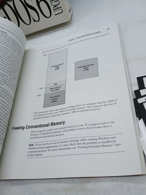 Vintage Microsoft MS-DOS 6 Software Upgrade Operating System gallery