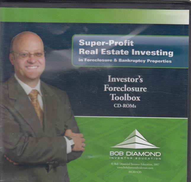 Super-Profit Real Estate Investing In Foreclosure Toolbox PC CD Bob Diamond 2007