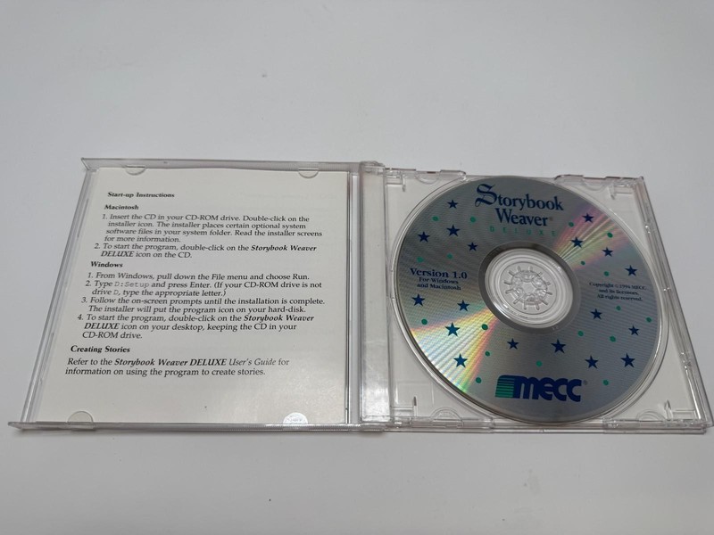 MECC Storybook Weaver Deluxe PC/Mac CD-ROM Vintage Software gallery