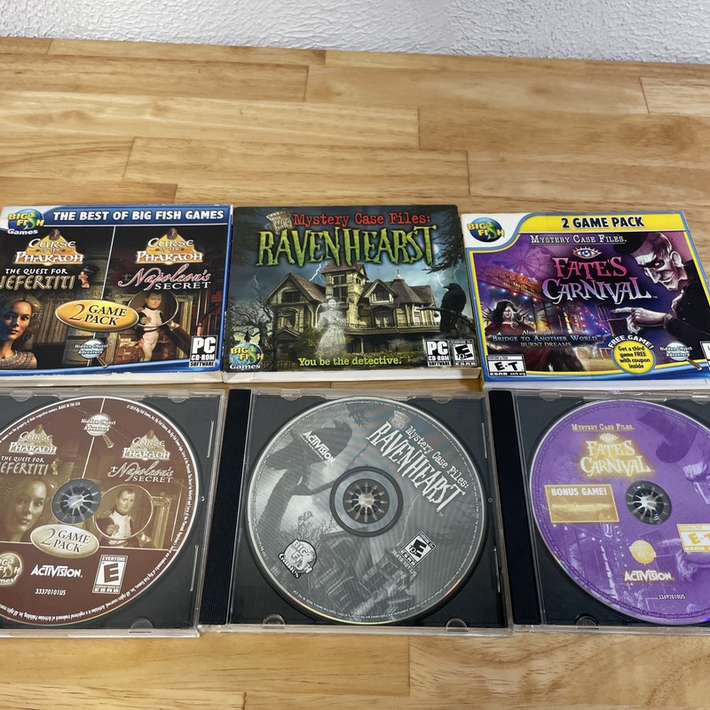 Lot of 12 PC Games: Big Fish Games- Various Adventure & Mystery Titles gallery