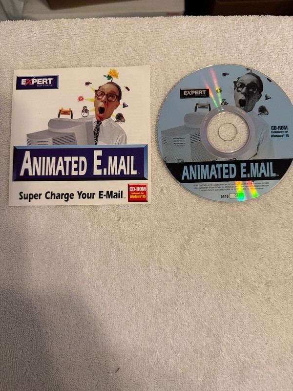 Animated eMail Win 95 W/Install Booklet (PC 1997) CD ONLY!!!!
