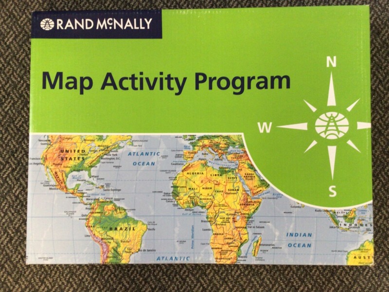 Rand McNally United States Map Activity Program Education Set