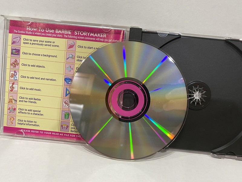 Barbie “Storymaker” CD-ROM for Windows Promo Item, 1999 Mattel Media #25539 gallery