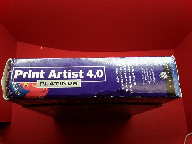 PRINT ARTIST 4.0 PLATINUM 1996 SIERRA HOME 4 CD gallery