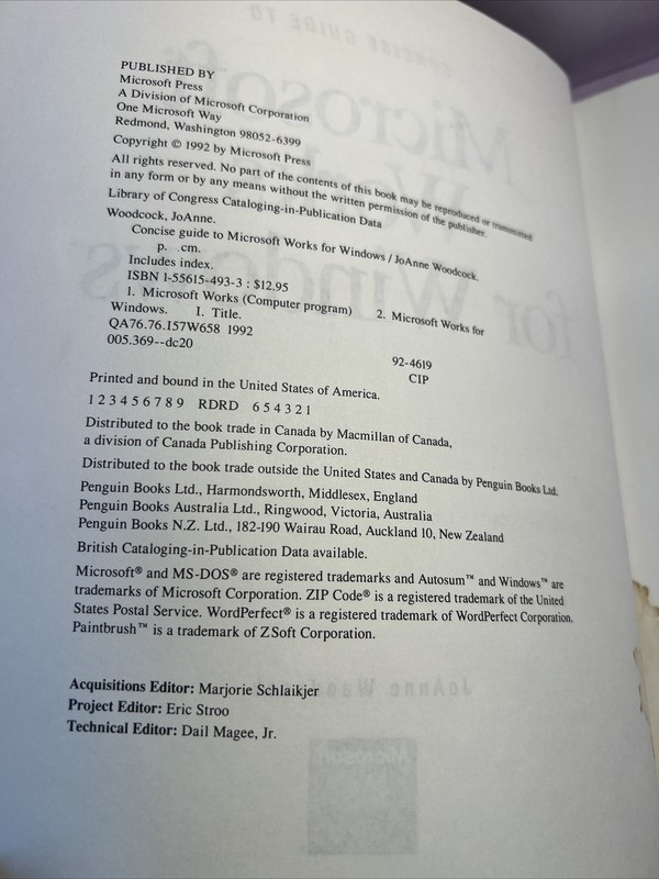 Microsoft Works For ￼Windows User's Guide 1992 VTech gallery