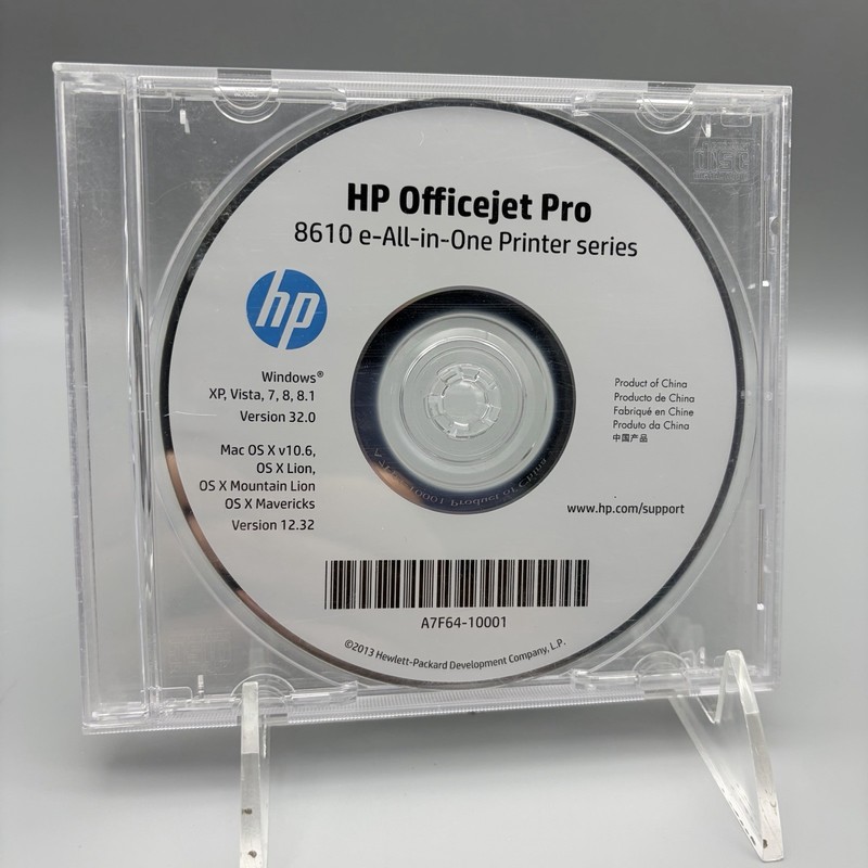 HP Officejet Pro 8610 e-All-in-One Printer Series Drivers & Software DISC ONLY