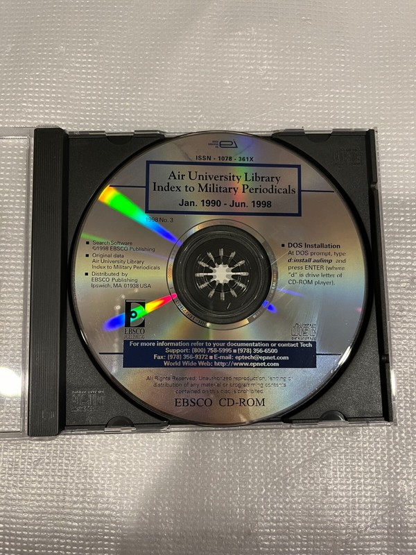 Air University Library Index to Military Periodicals CD-ROM