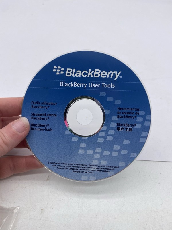 Blackberry User Tools CD Disc Software 2006 in sehr gutem Zustand