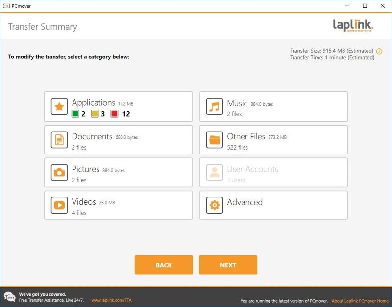 Move Your Apps and Files to New PC - Laplink PCmover Home gallery