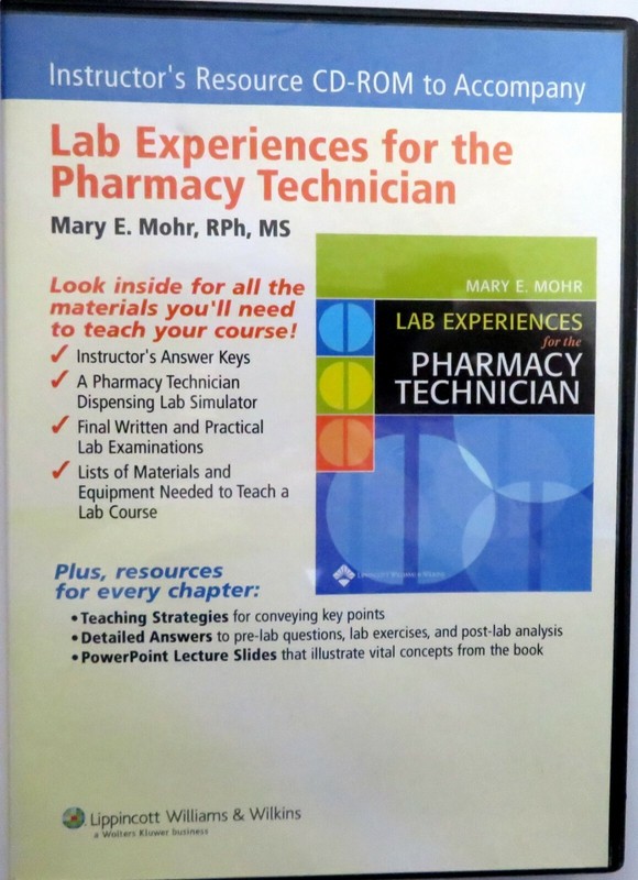 PHARMACY TECHNICIAN - 2 CD-ROMs, Separate Cases, Designed for Windows XP gallery