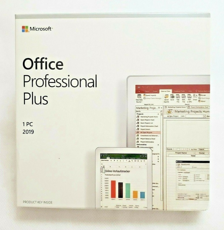 Microsoft ​Office 2019 Professional Plus – DVD – New Sealed Retail Package