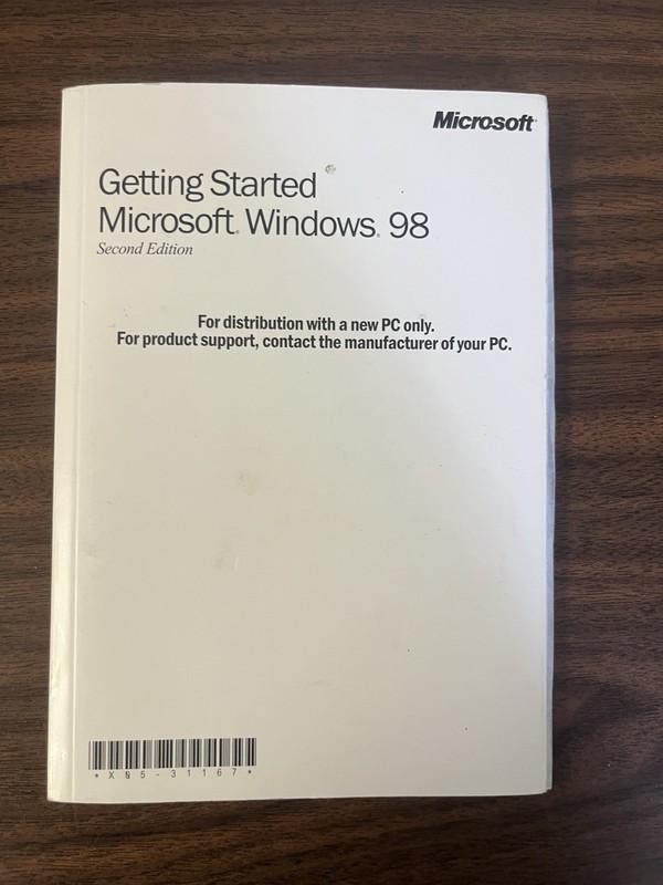 Windows 98 Instruction Manuals with CD gallery