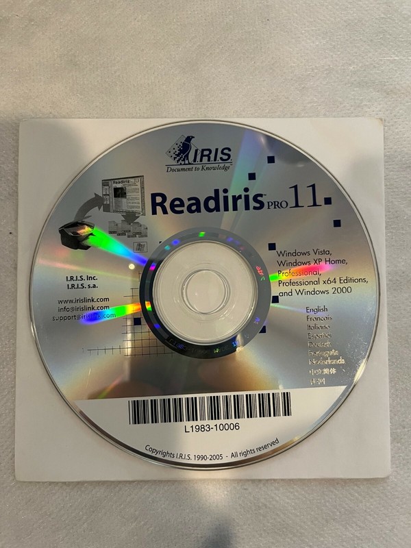 IRIS Readiris Pro 11 for Windows