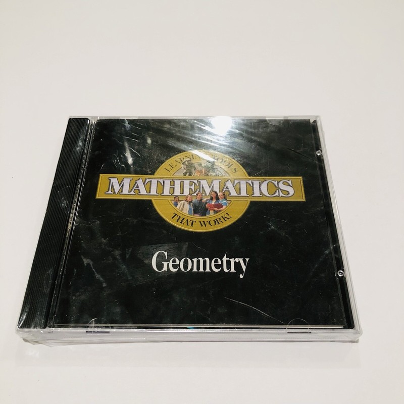 Mathematics Learning Tool Geometry CD ROM Pro One 1 Software Home School NEW