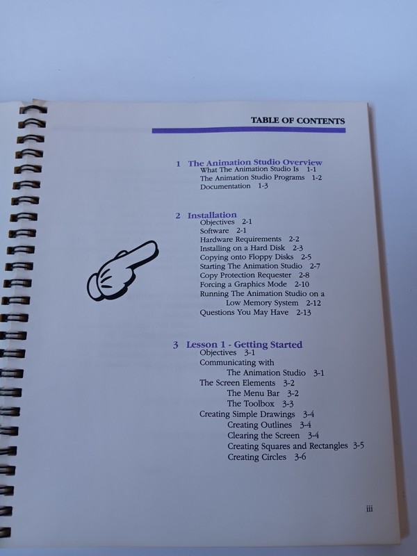 Disney The Animation Studio IBM/Tandy Version 2 Manuals And 4 Disks Tested/Works gallery