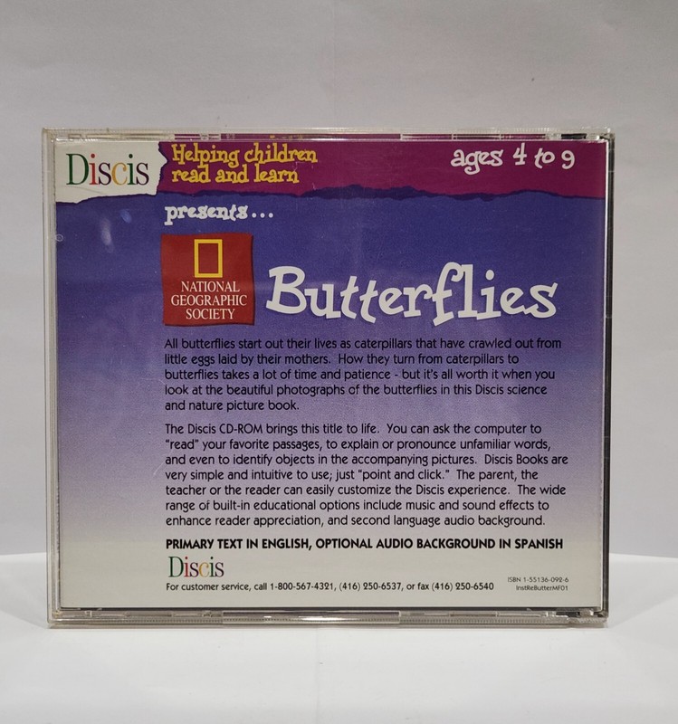 DISCIS/National Geographic Society BUTTERFLIES CD-ROM gallery