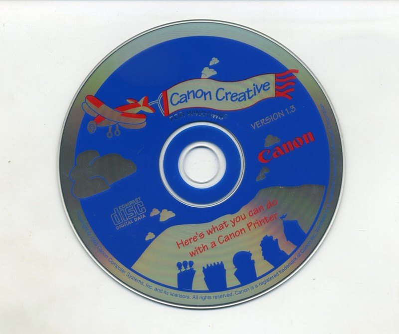 Canon Creative CD ROM Computer Software gallery