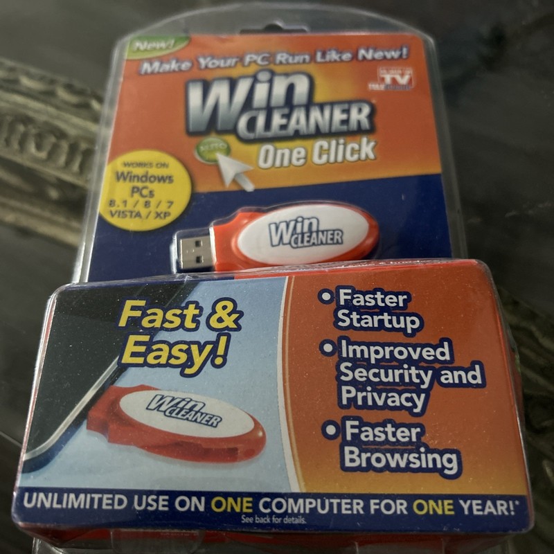 Win Cleaner One Click Professional USB Computer Clean Repair for PC Laptop (NEW)