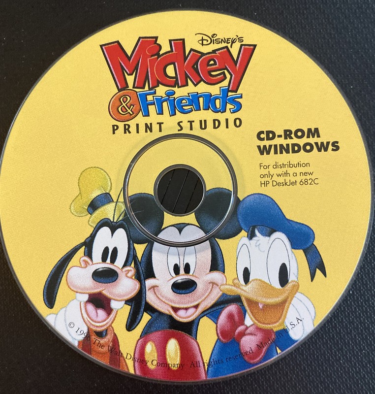 Mickey & Friends Print Studio PC CD create design character Goofy Duck projects! gallery