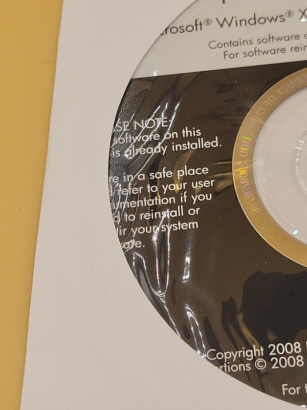 HP Microsoft Windows XP Professional Service Pack 2 Reinstallation CD ~ SP2 2008 gallery
