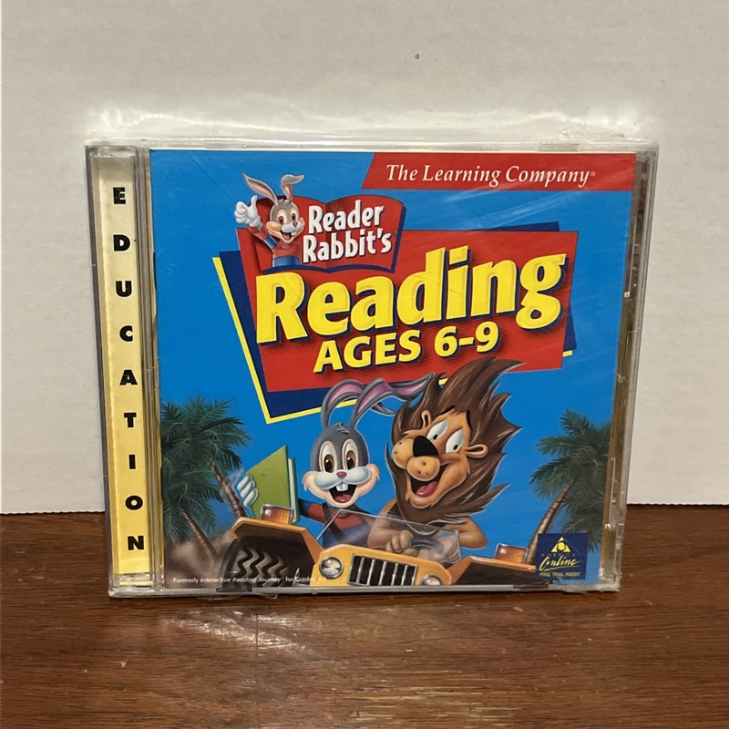Reader Rabbit – Reading Ages 6-9 – 1998 – JC PC CD-ROM – New Sealed Package Wear