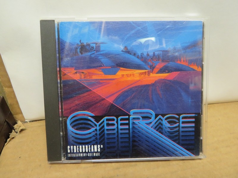 CD ROM VINTAGE 1990’s SOFTWARE ” CYBERRACE “