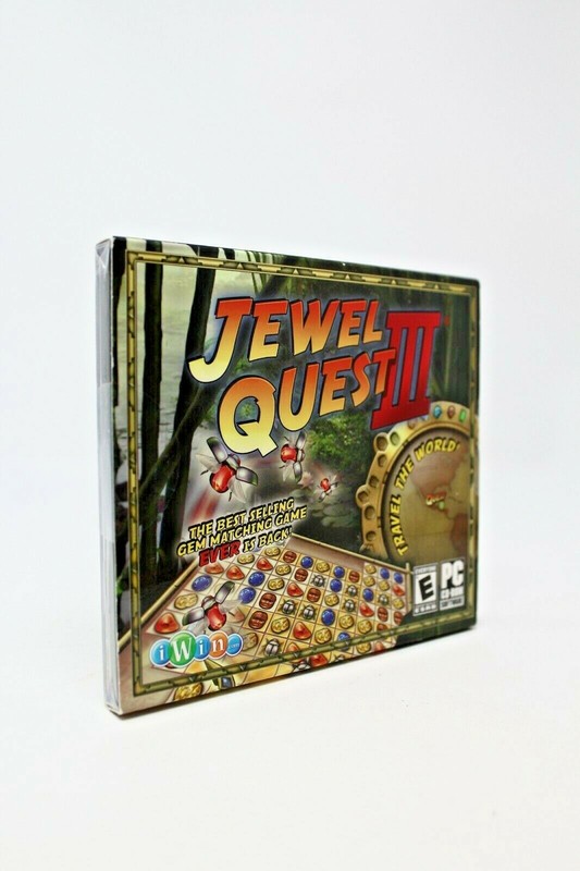 Jewel Quest III 3 – NEW/Sealed – Puzzle Game – W/ Slip Cover