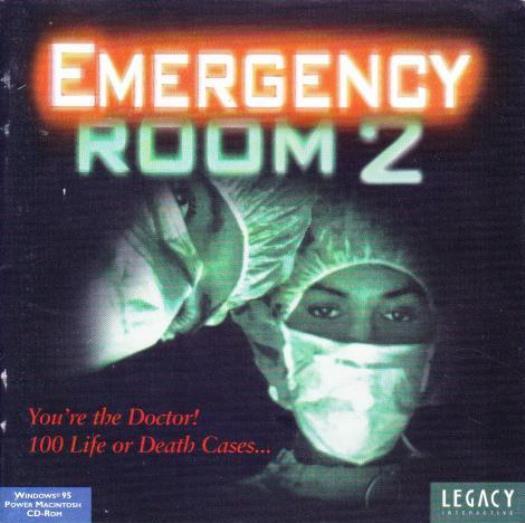 Emergency Room 2 PC MAC CD hospital doctor examine save life severe trauma game