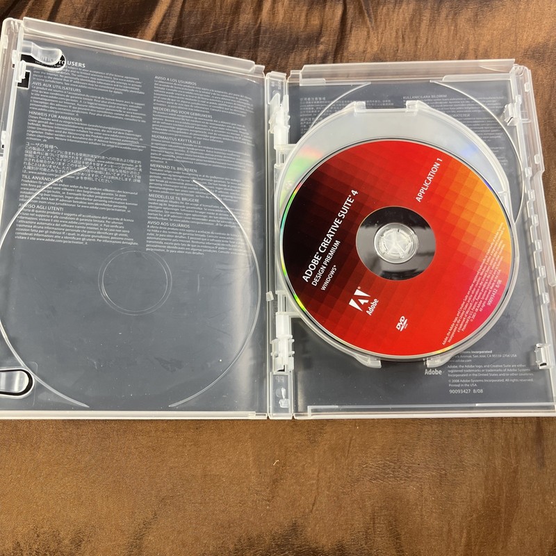Adobe Creative Suite 4 CS4 Design Premium Windows PC Full Retail DVD No Serial # gallery