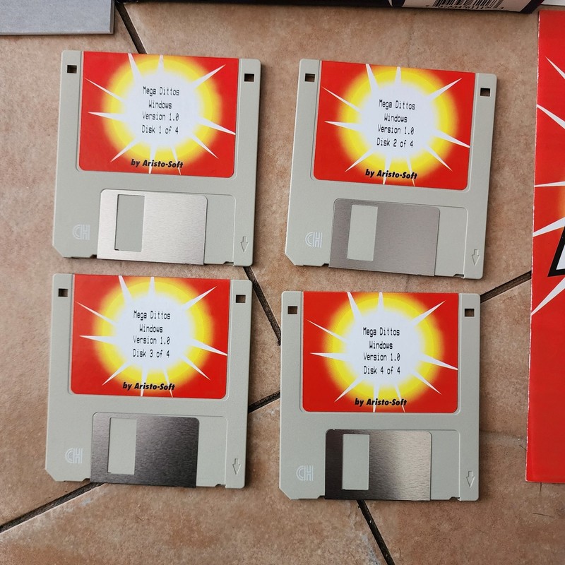 Vtg 1995 Aristo-soft "Mega Dittos" Screen Saver V 1 For Windows And Mac gallery