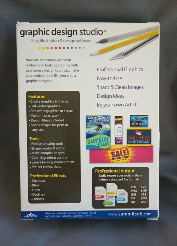 SummitSoft Graphic Design Studio Easy Illustration & Design Software For Windows gallery