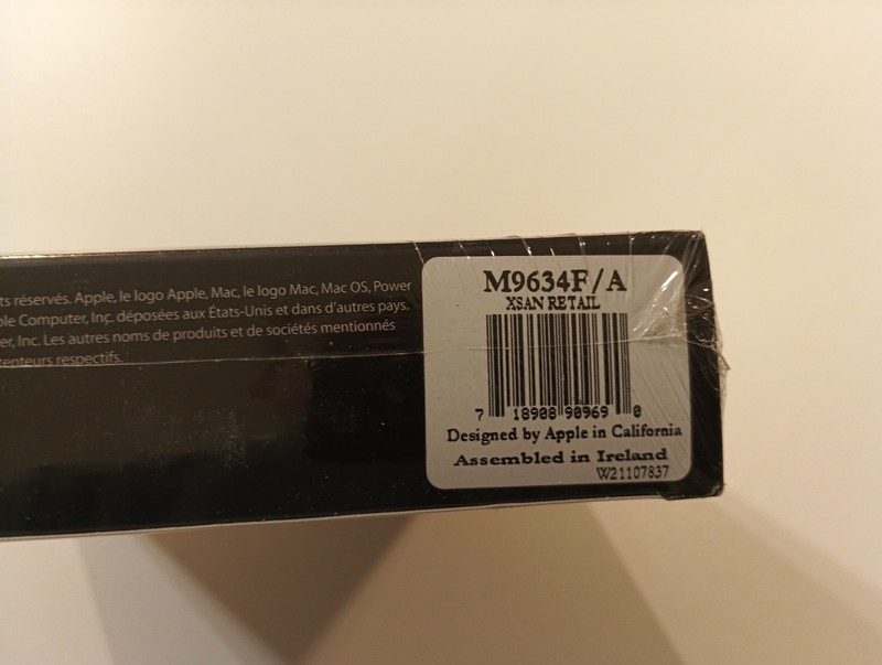 Apple XSAN Retail M9634F/A French German Japanese English NEW SEALED gallery
