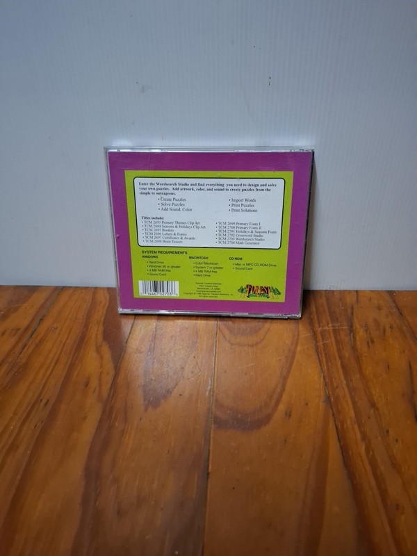 Wordsearch Studio 1999 Teacher Created Materials CD-ROM Windows '95 gallery